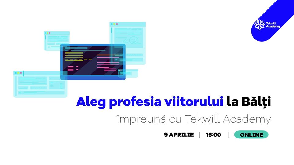 Webinar: Aleg profesia viitorului la Bălți