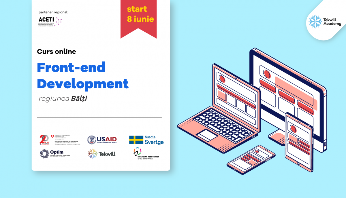 FRONT END DEVELOPMENT LA BĂLȚI